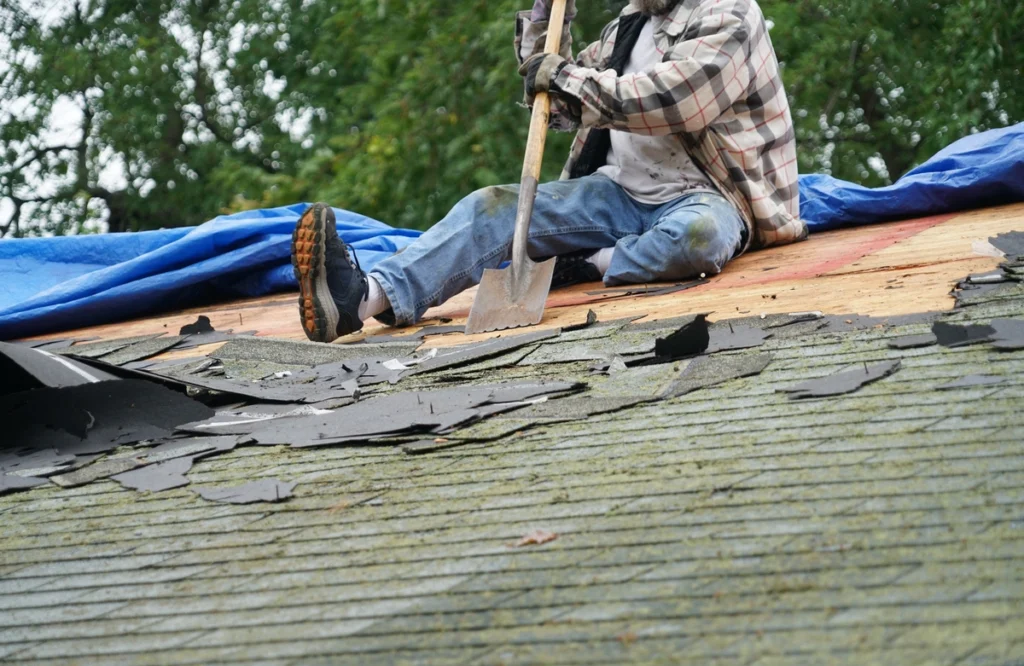 removing old shingles